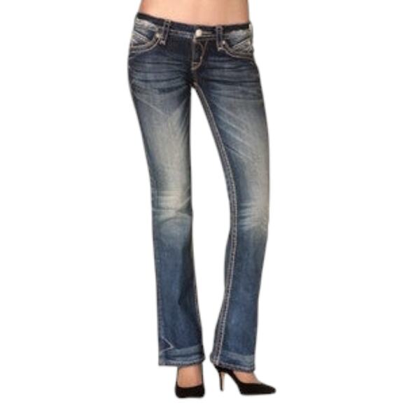 Rock Revival Leah Boot Cut Jeans - Picture 1 of 16